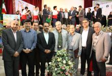 گزارش تصویری از اهداء جوایز  در همایش تجلیل از پرفسور علی اکبر جلالی چهره ماندگار شهرستان شاهرود 